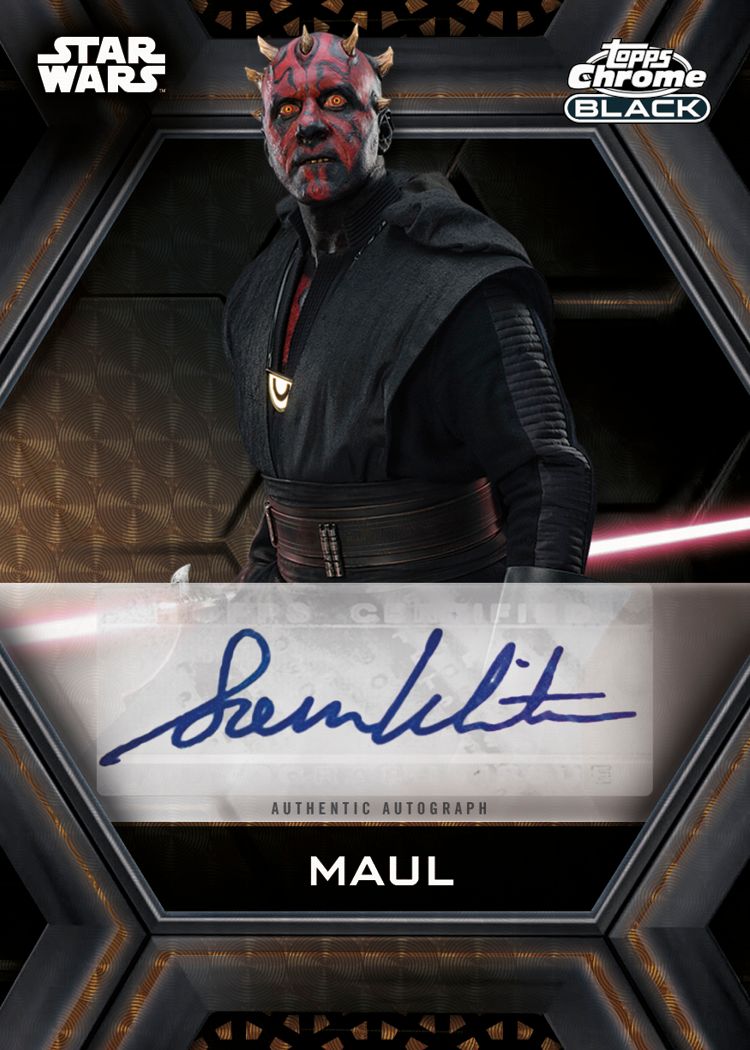 Chrome Black 2022 Autograph Image